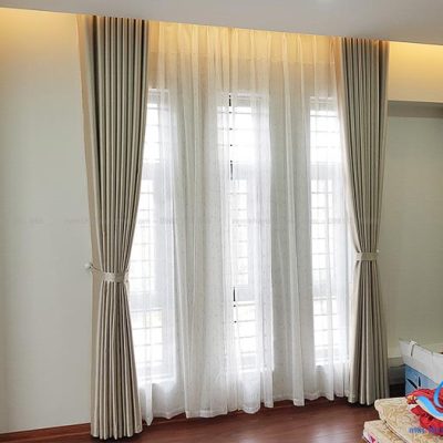Hé lộ mẫu rèm vải hai lớp hiện đại tại KĐT Xa La, Hà Đông L18-29