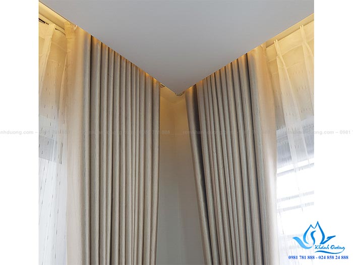 Hé lộ mẫu rèm vải hai lớp hiện đại tại KĐT Xa La, Hà Đông L18-29