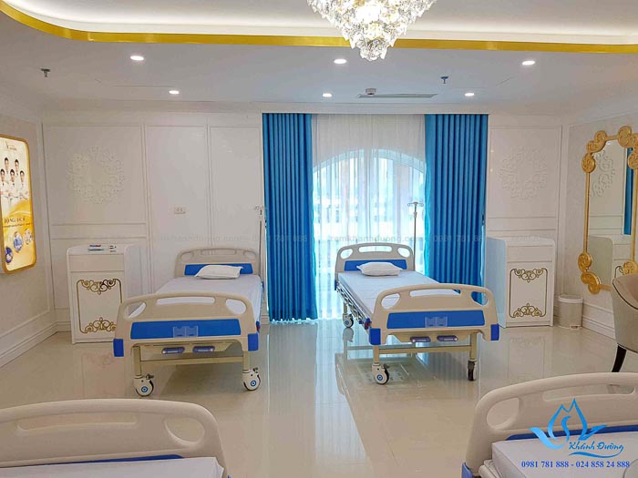 HÌNH ẢNH THỰC TẾ RÈM VẢI HAI LỚP TẠI THẨM MĨ VIỆN XUÂN HƯƠNG