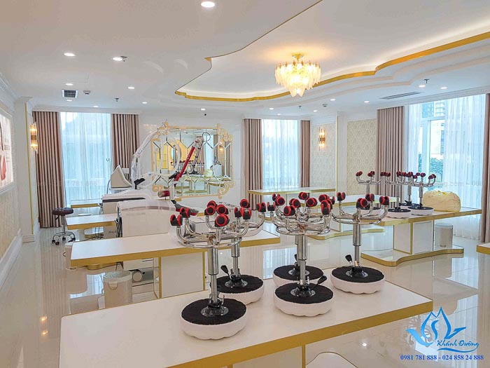 HÌNH ẢNH THỰC TẾ RÈM VẢI HAI LỚP TẠI THẨM MĨ VIỆN XUÂN HƯƠNG