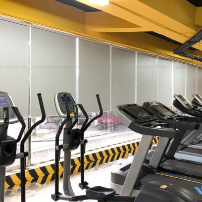 Lắp đặt rèm cuốn phòng tập gym giá rẻ tại Yên Xá, Hà Nội RC11