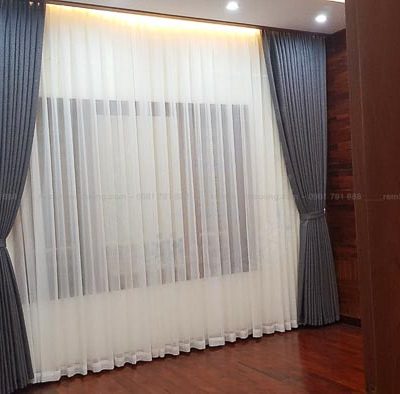 Lắp đặt rèm vải hai lớp tại khu đô thị Văn Phú- Hà Đông L18-36