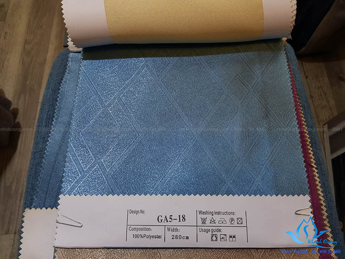 Lắp đặt rèm vải 2 lớp phòng ngủ đẹp khó cưỡng tại Nguyễn Khuyến GA5-18