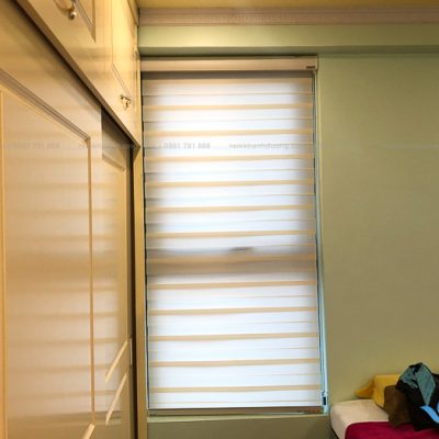 Màn cầu vồng cửa sổ nhỏ phòng ngủ phố Định Công, Hà Nội BS1004