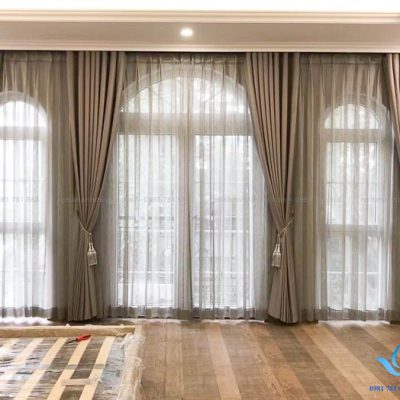 Mẫu rèm vải Thái Lan cao cấp cho biệt thự Park City, Hà Đông TM-82-8