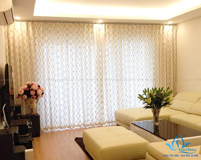 Mẫu rèm vải cao cấp Nhật cho chung cư tại KĐT Park City, Hà Đông RN-01