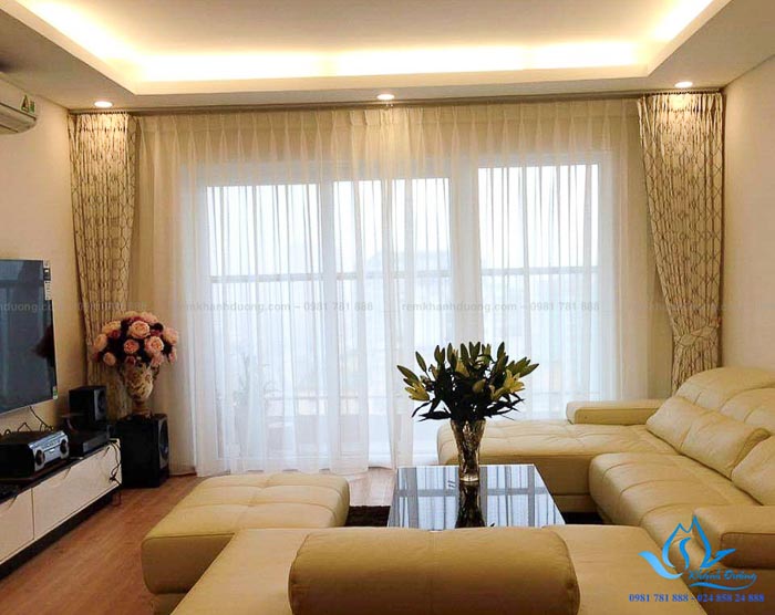 Mẫu rèm vải cao cấp Nhật cho chung cư tại KĐT Park City, Hà Đông RN-01