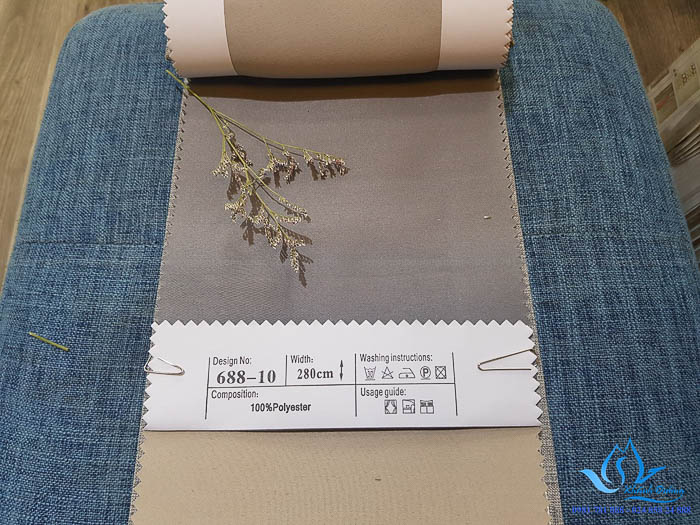 Mẫu rèm vải hai lớp cho phòng ngủ thanh lịch Tây Hồ, Hà Nội 688-10