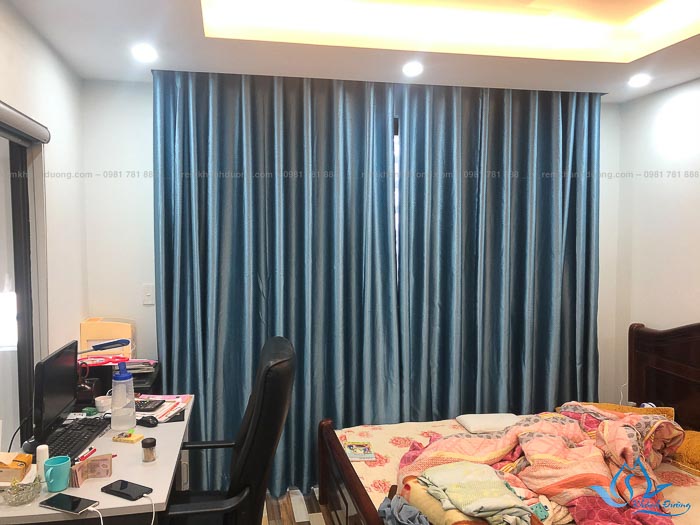 Mẫu rèm vải hai lớp gấm cao cấp HP 68 của Khánh Đường