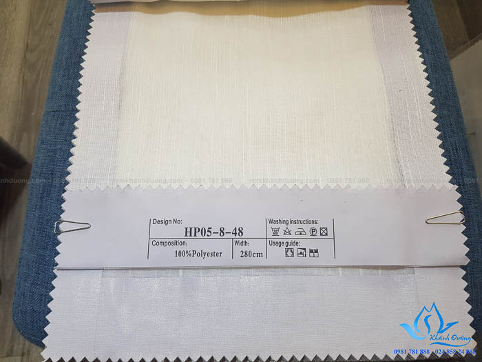 Mẫu rèm vải hai lớp hoa văn màu hồng đẹp La Thành, Hà Nội GP801-6