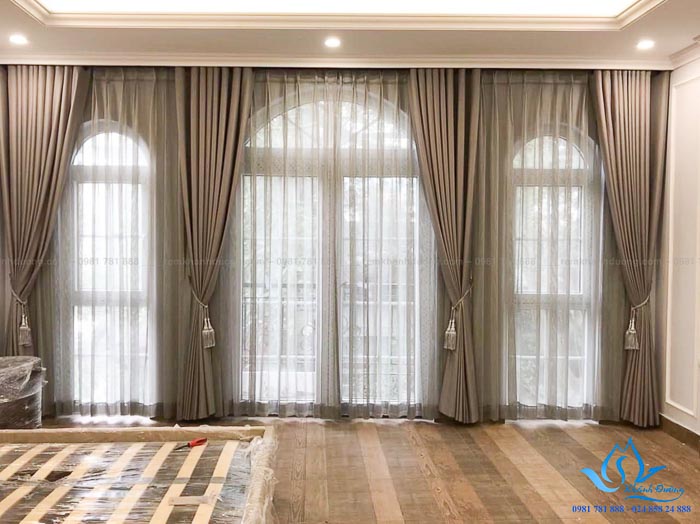 Mẫu rèm vải Thái Lan cao cấp cho biệt thự Park City, Hà Đông TM-82-8