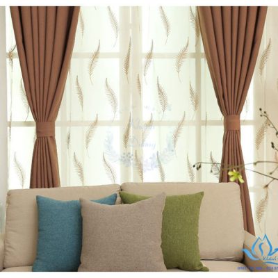 Một số mẫu rèm vải một màu đẹp xuất sắc Lê Thanh Nghị, Hà Nội RV - 15