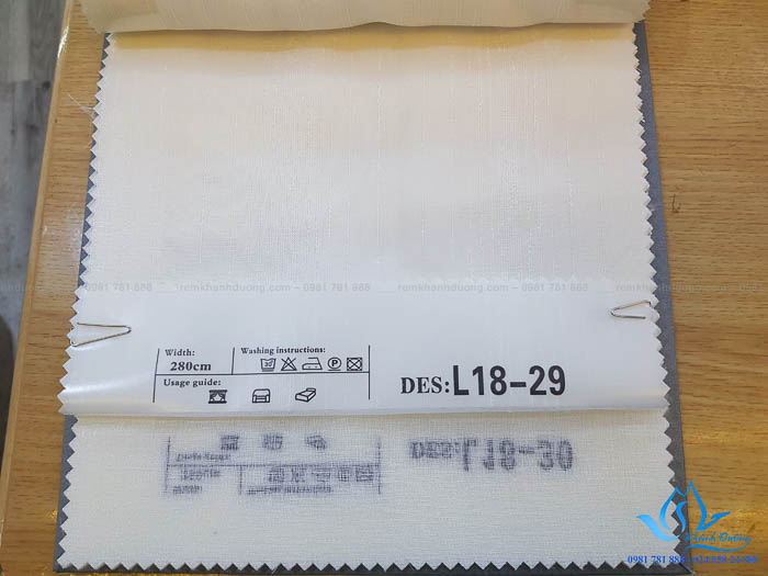 Mua rèm vải hai lớp phòng ngủ thanh lịch tại Long Biên- Hà Nội L18-29