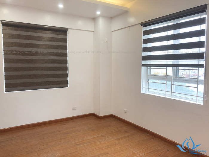 Lựa chọn rèm cửa cầu vồng chống nắng cho không gian phòng ngủ lớn phố Thành Thái