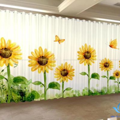 Những bộ rèm in tranh 3D bắt mắt nhất tại Cầu Giấy, Hà Nội RT 08