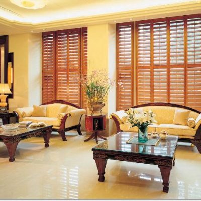 Những mẫu rèm gỗ cho phòng khách tiện nghi Âu Cơ, Hà Nội KD - 07