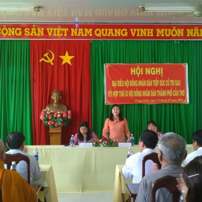 Phông rèm hội trường đẹp trang trọng tại Hoàng Diệu, Hà Nội HT 04