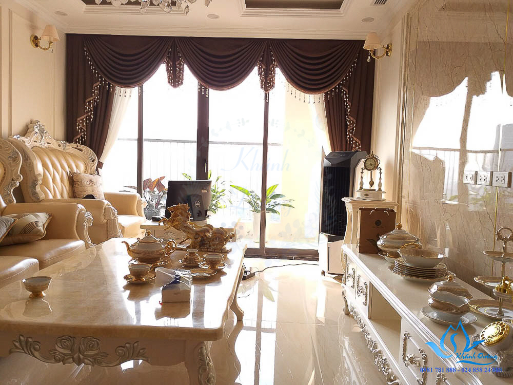 Rèm cửa cổ điển phong cách quý tộc Châu Âu