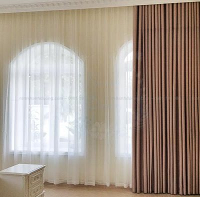 Rèm cao cấp Hàn Quốc dành cho phòng ngủ tại KĐT Xala, Hà Đông ART08