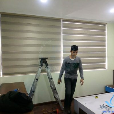 Rèm cầu vồng chống nắng phòng ngủ tại Phạm Văn Đồng- Hà Nội VT 471