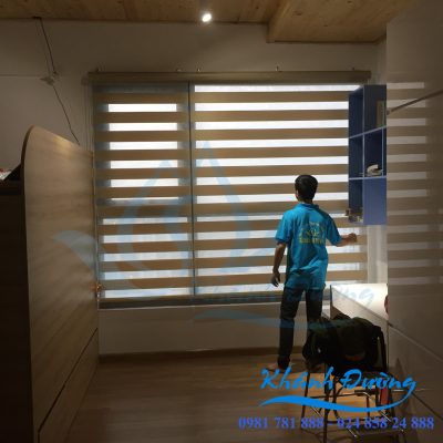 Màn cửa cầu vồng Hàn Quốc cuốn hút tại Phạm Văn Đồng- Hà Nội AE 521