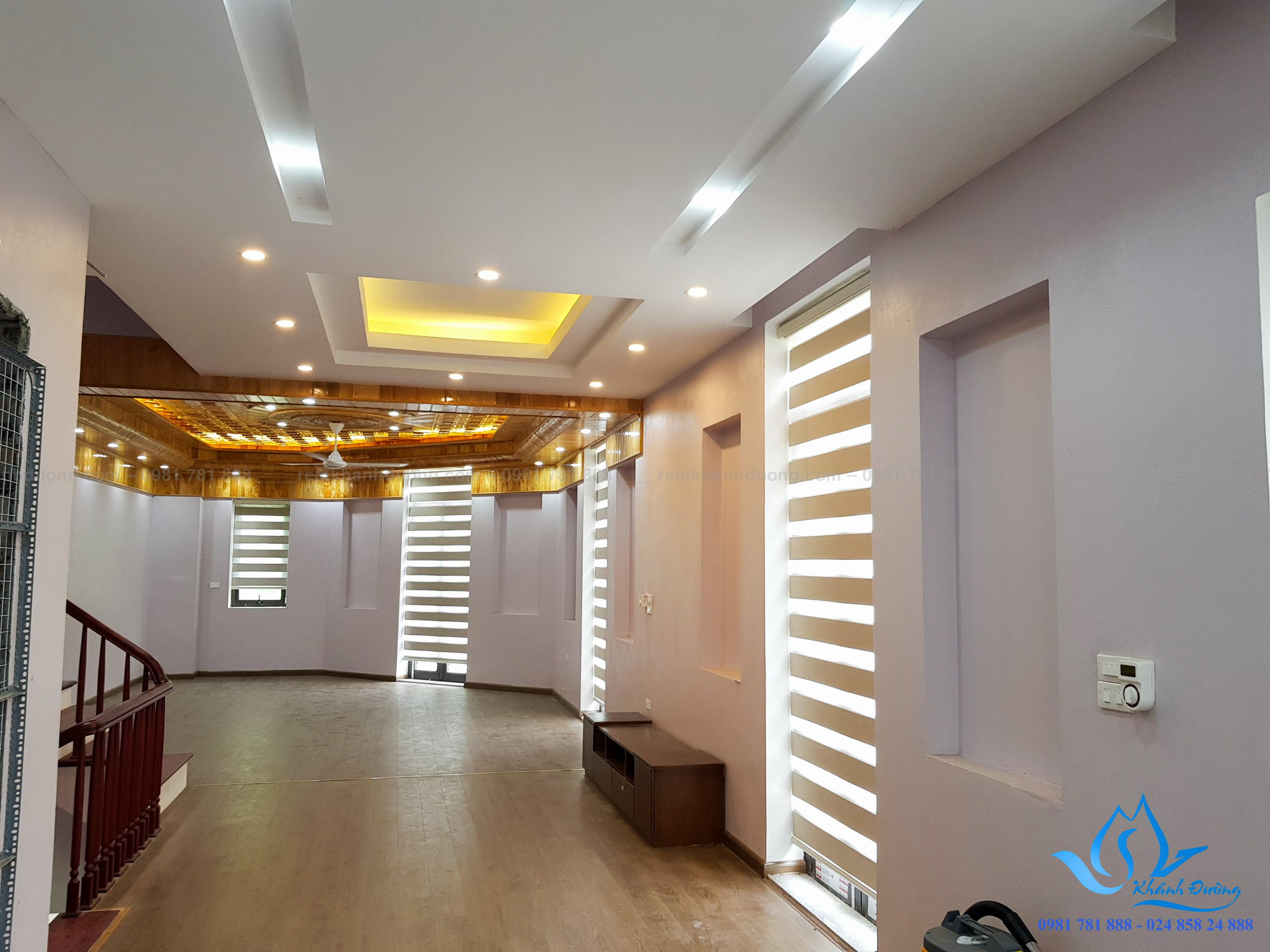 Rèm cầu vồng đầy ấn tượng phù hợp với màu sắc nội thất
