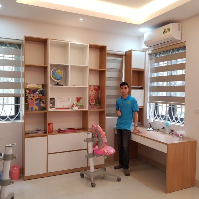 Lắp đặt rèm cầu vồng phòng ngủ đẹp nhất tại quận Đống Đa-Hà Nội VT471
