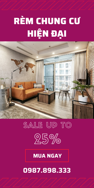 Rèm chung cư đẹp Sale 25%