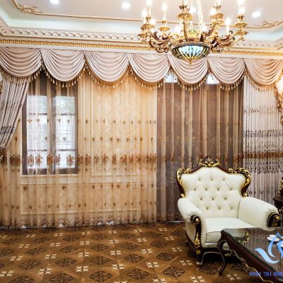14.1 rèm cổ điển cho phòng khách nhà biệt thự tại phố thành công ba đình hà nội giá 3500,000  (5)