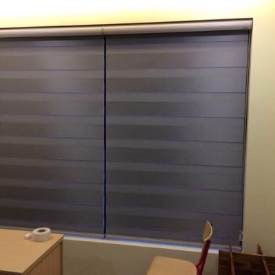 Rèm cửa cầu vồng đẹp cho phòng ngủ chung cư tại Lê Văn Thiêm- Hà Nội