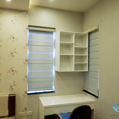Rèm cửa cầu vồng Hàn Quốc thiết kế hiện đại tại Âu Cơ, Hà Nội PA661