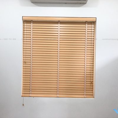Rèm cửa gỗ đẹp thanh lịch dành cho văn phòng tại Hà Nội DKK02