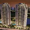 Rèm cửa thông tầng rèm vải thông tầng tại căn Penthouse chung cư Mỹ Đình Pearl