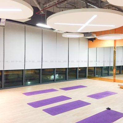 Rèm cuốn cho phòng yoga và gym đẹp tại Vincom Trần Duy Hưng DuAn1803