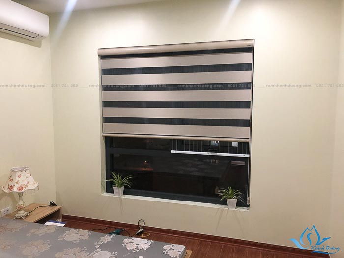 Rèm cầu vồng được thiết kế đan xen 2 lớp vải và lưới đảm bảo tính chống nắng cao và ngăn côn trùng xâm nhập