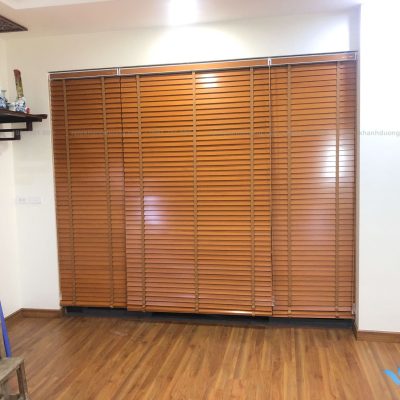 Rèm gỗ cửa ra vào chống nắng chung cư quận Nam Từ Liêm MSJ 007