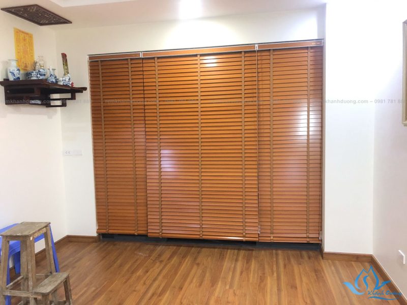 Rèm gỗ cửa ra vào chống nắng chung cư quận Nam Từ Liêm MSJ 007