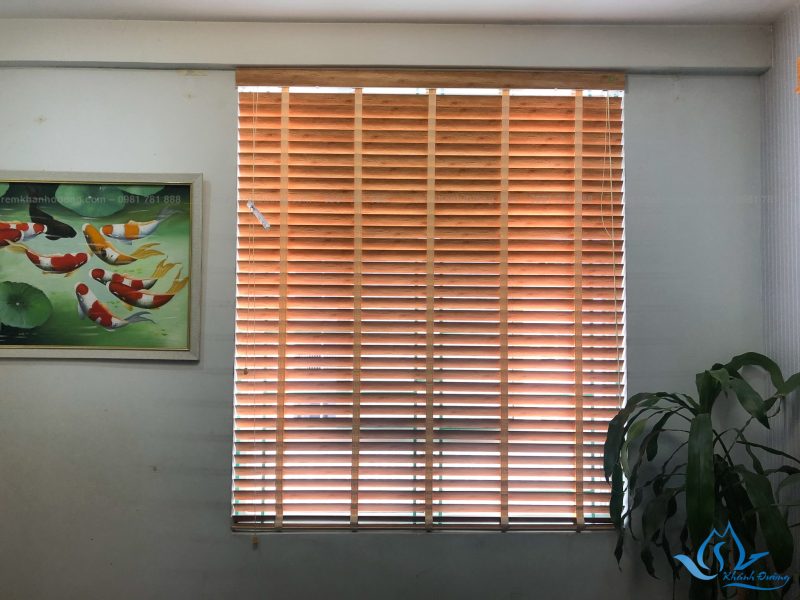 Rèm gỗ cửa sổ Hà Nội giá rẻ mã GS 011