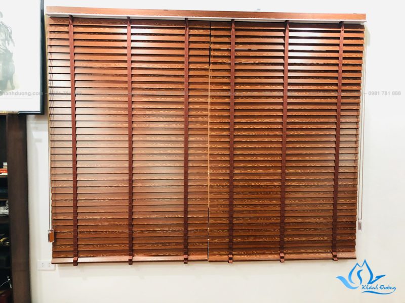 Rèm gỗ được lắp đặt tại Trương Định, Mã 510