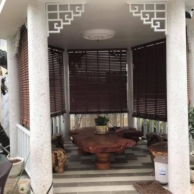 Rèm gỗ ngoài trời cho chòi lục giác tại Vĩnh Phúc