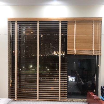 Rèm gỗ tùng đẹp cao cấp tại chung cư Việt Đức Complex Thanh Xuân