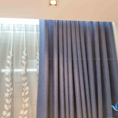 Những sóng rèm rất đẹp mắt của hai lớp vải rèm B07-M13