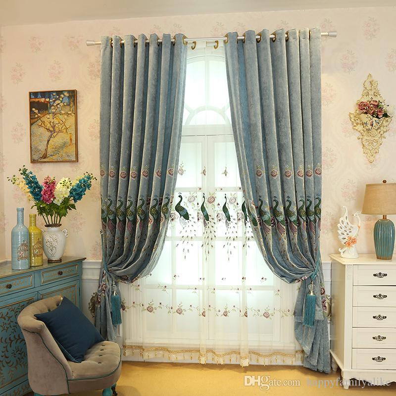 Rèm vải họa tiết cao cấp tại Hà Nội