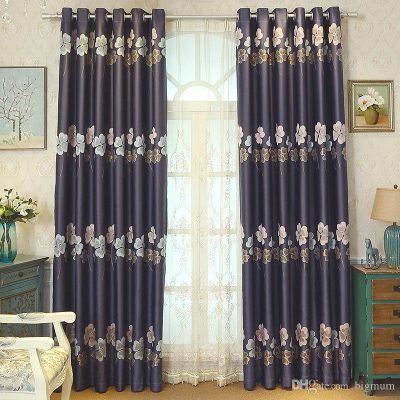 Rèm vải họa tiết đẳng cấp tại nhà anh Văn, Thanh Xuân, Hà Nội HH-022