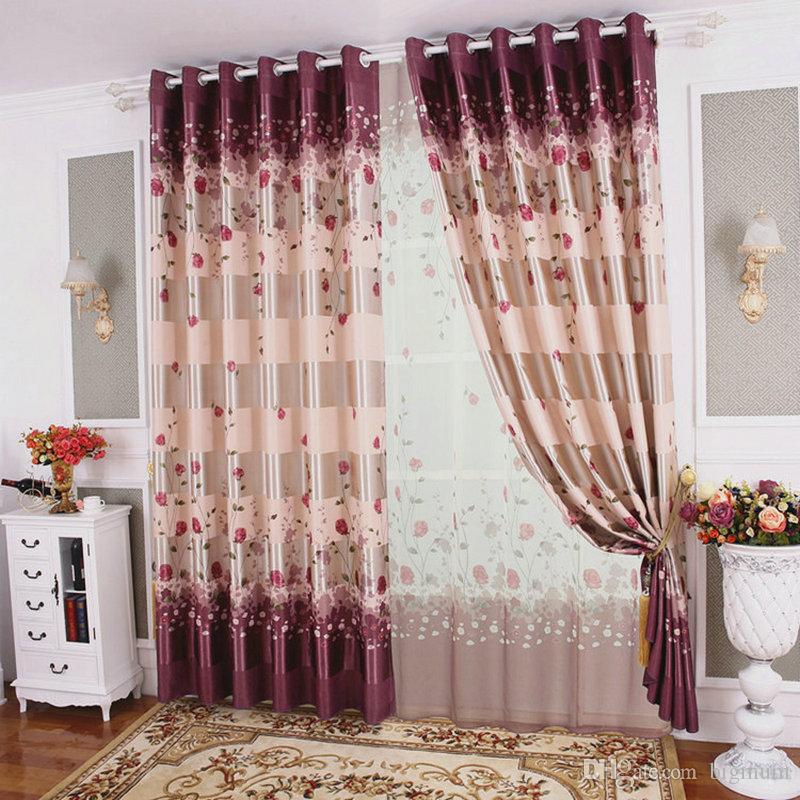 Rèm vải họa tiết sang trọng tại Hà Nội