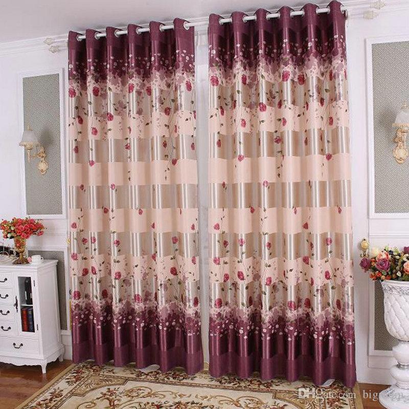 Rèm vải họa tiết sang trọng tại Hà Nội