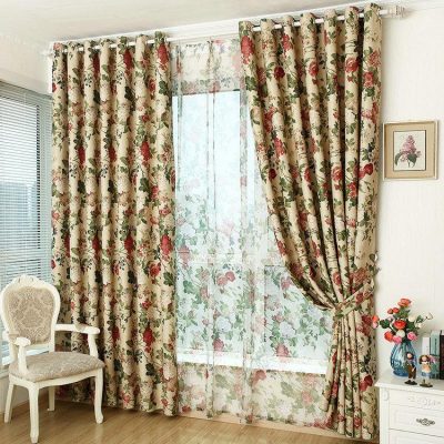 Rèm họa tiết sang trọng  HH - 004