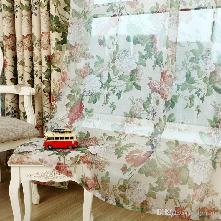 Rèm vải họa tiết sang trọng tại Hà Nội