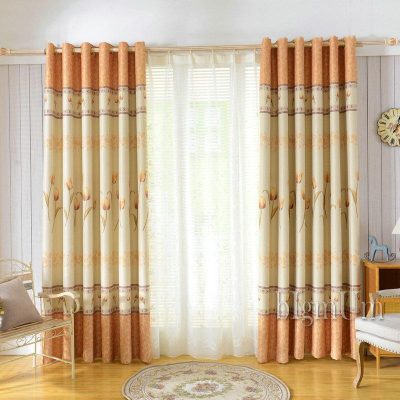 Rèm hoa văn đẹp HH - 013