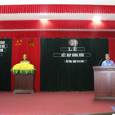 Rèm hội trường sân khấu phổ biến nhất tại Nguyễn Khang, Hà Nội HT14